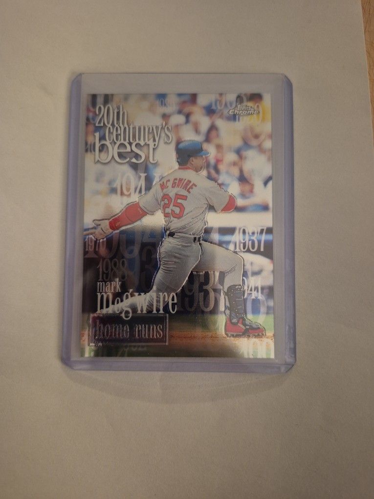 Mark McGuire Topps Chrome