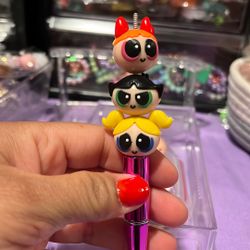 Power Puff Girls Pen Charms 