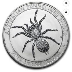  2015 Australia 1 oz Silver Funnel-Web Spider BU