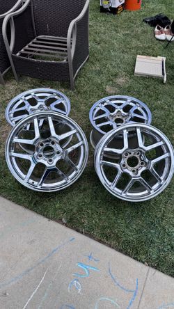New!!! Set of 4 Corvette Chrome Spoke Alloy Wheels