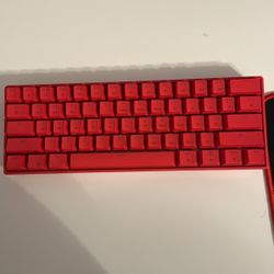 Red Modded GK61 60% Keyboard