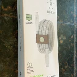 Brand New Belkin Boost Charge USB-C Cable With Lightning Connector - 9.8FT