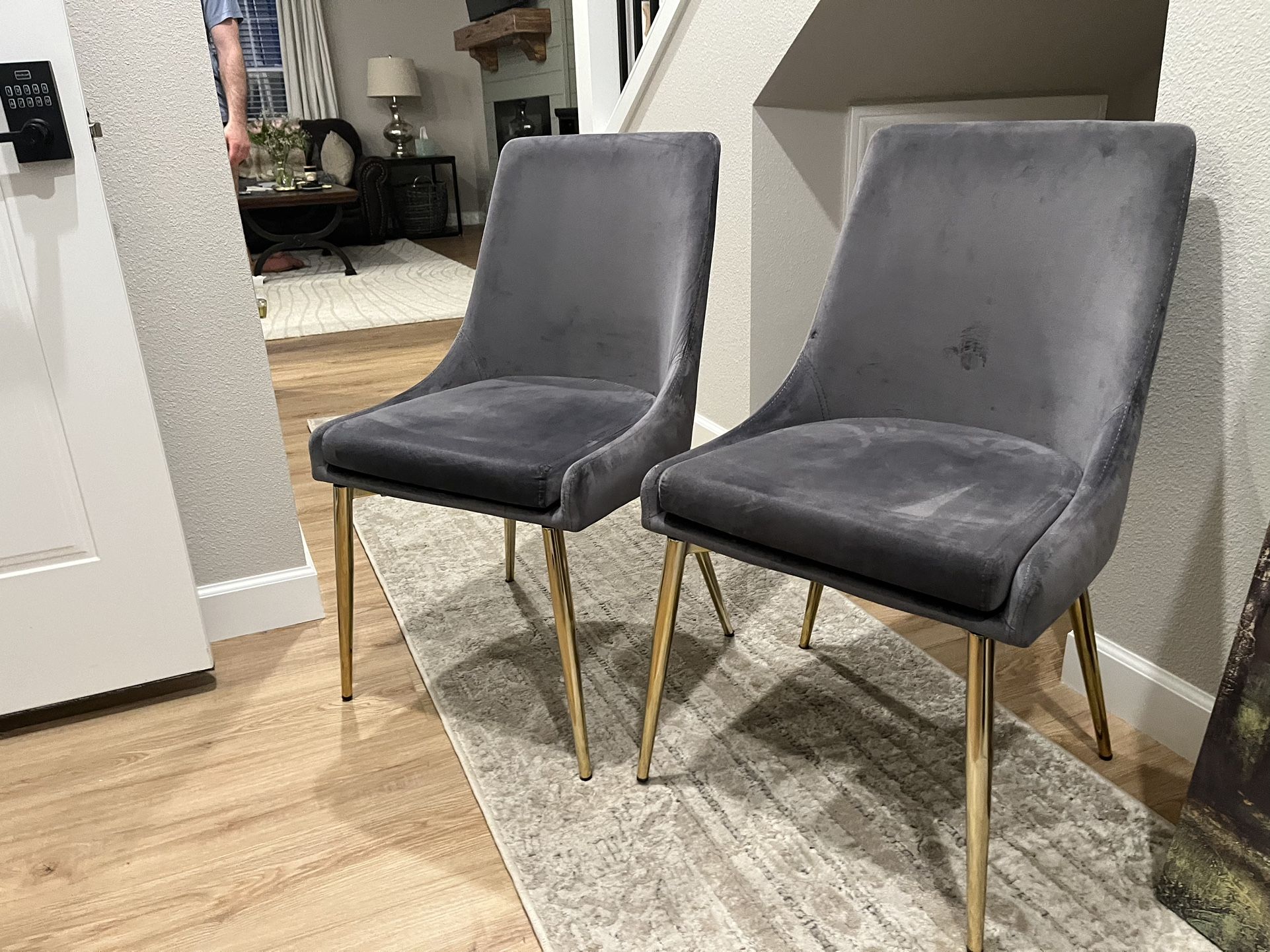 Velvet Dining Chair Set