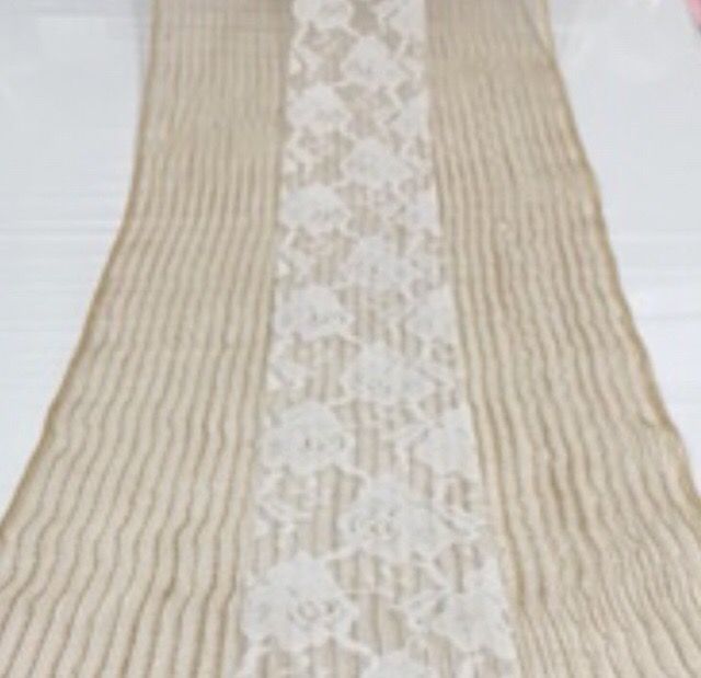 3 Mesh Burlap Runners & 2 Paper Rolls