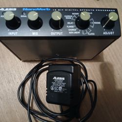 Alesis Nanoverb Digital Reverb Processor In Excellent Condition 