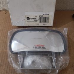 Truck-Lite 97865 Over The Door Convex Blind Spot Mirror Stainless Steel