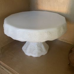 Milk Glass Cake stand