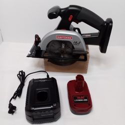 Craftsman C3 51/2" Cordless Circular Trim Saw + NEW 3.0AH Lithium Ion Battery & NEW Rapid Charger 
