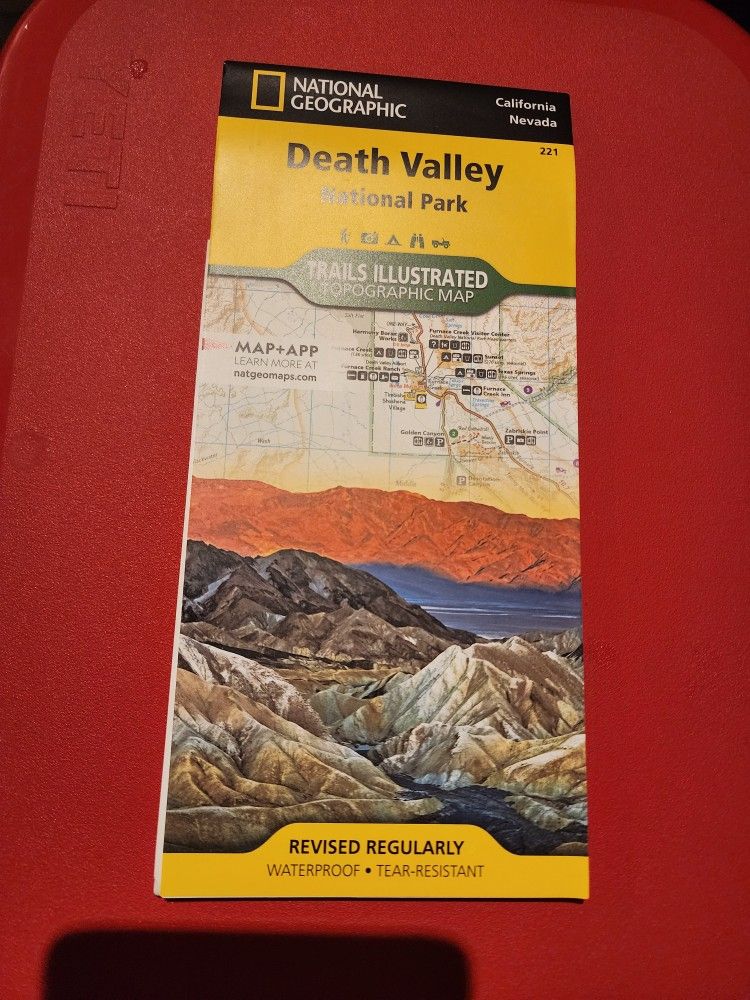 Death Valley National Park National Geographic Pocket Map
