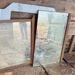 Two Big Mirrors For Whatever Use. 