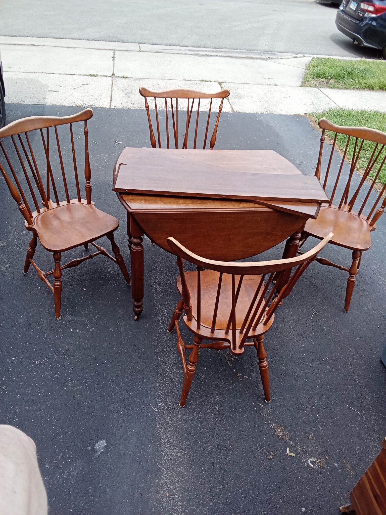 Antique kitchen table