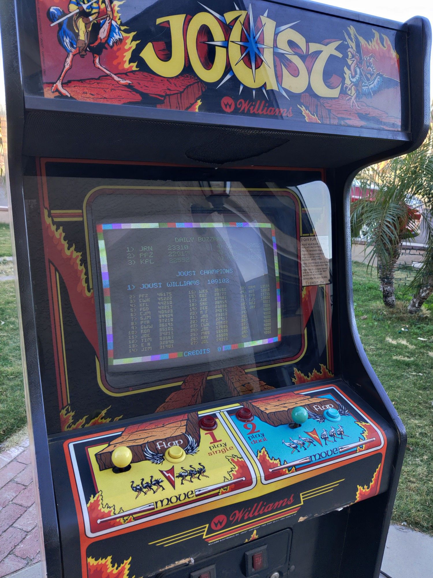 Williams Joust Arcade