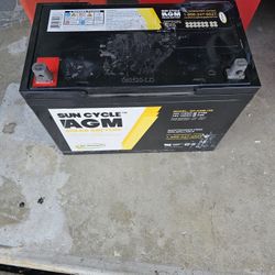 12V BATTERY *(DEEP CYCLE SOLAR)