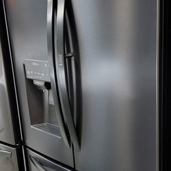 Black-Stainless  French door Refrigrator With Warranty Delivery Available Fee depends on Address 🚚 🛻 🏠 