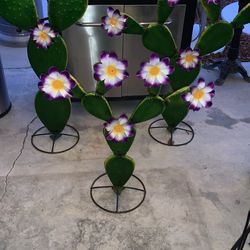 Cactus  nopales metal yard Art