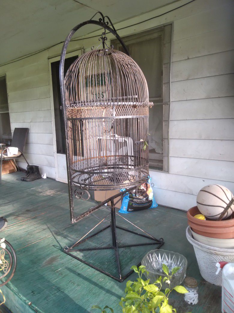 6  Ft Metal Birdcage With Stand $200