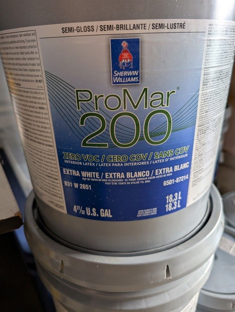 Sherwin Williams Paint 5 Gallons