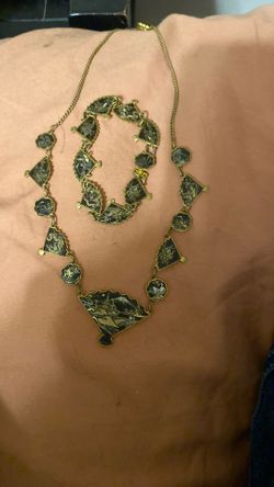 Japanese  Necklace and bracelet Set