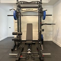 Vesta Fitness PRO SERIES 2-1 Ultimate Half Rack Functional Trainer/Gym Equipment/ Home Gym/ Fitness/ FREE DELIVERY 🚚 