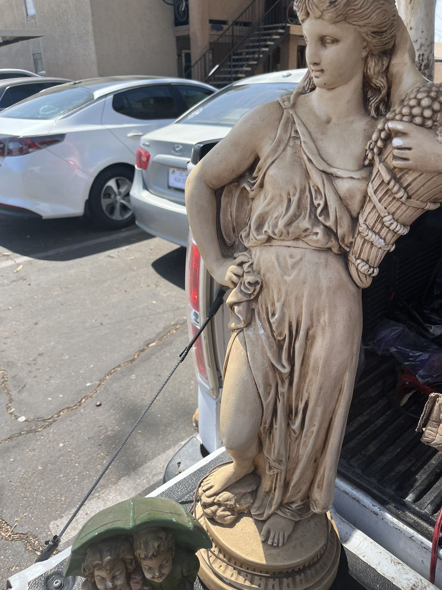Greek Goddess Lamp 