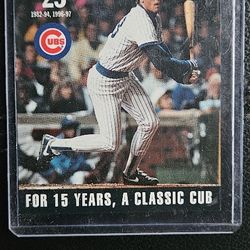  Rare Ryne Sandberg Baseball Card/ MAKE AN OFFER