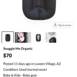 Snuggle Me Organic 