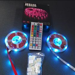 65.5ft LED Strip Lights - Changing Colors with Remote