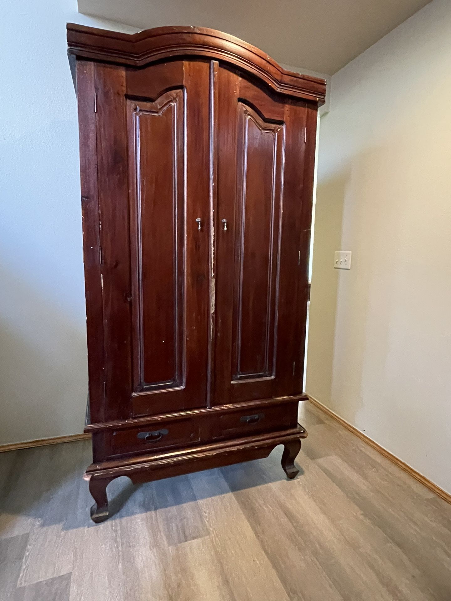 100% Wood Armoire