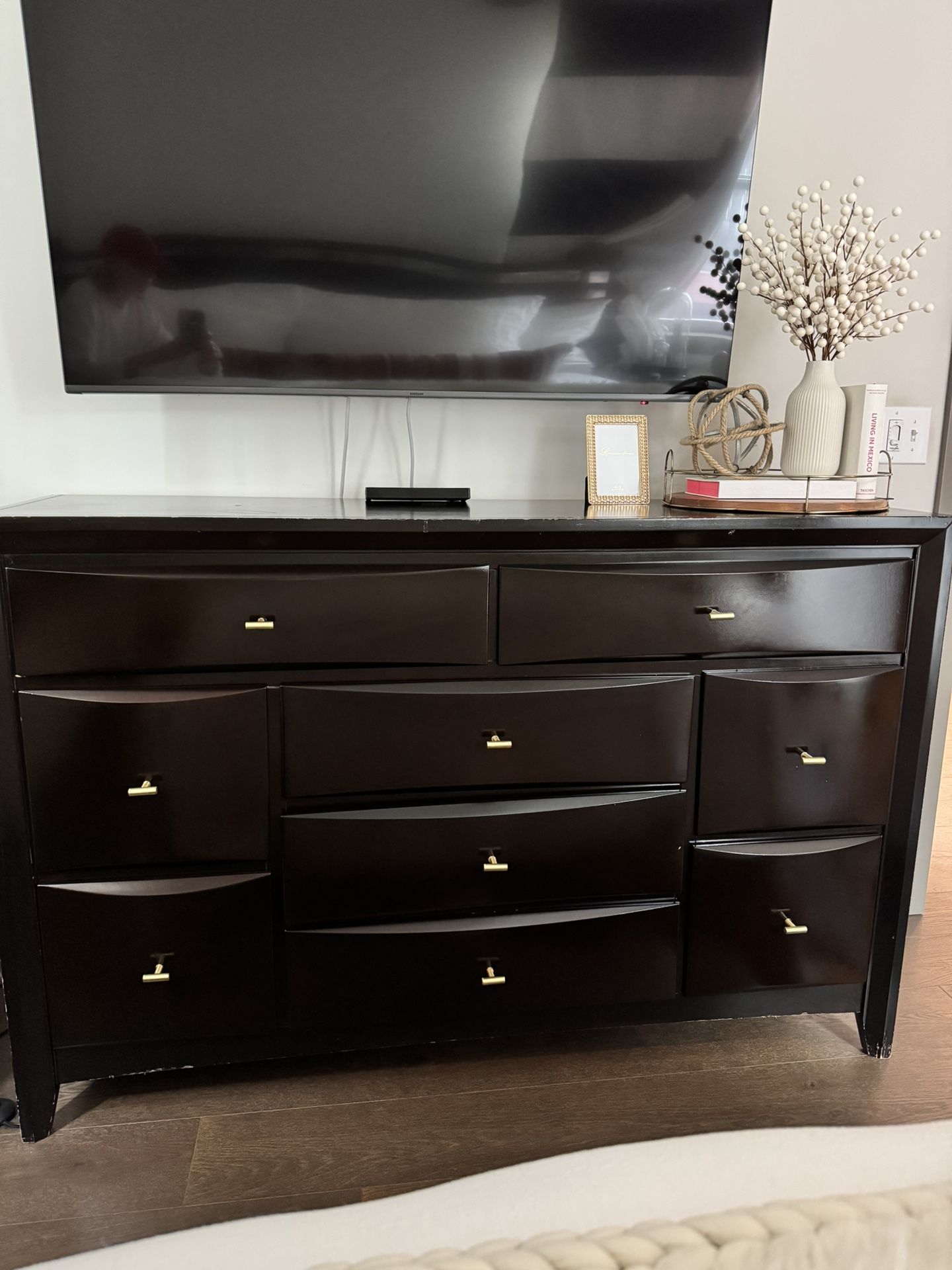 For Sale: Dark Brown, 9 Drawer Dresser – $200
