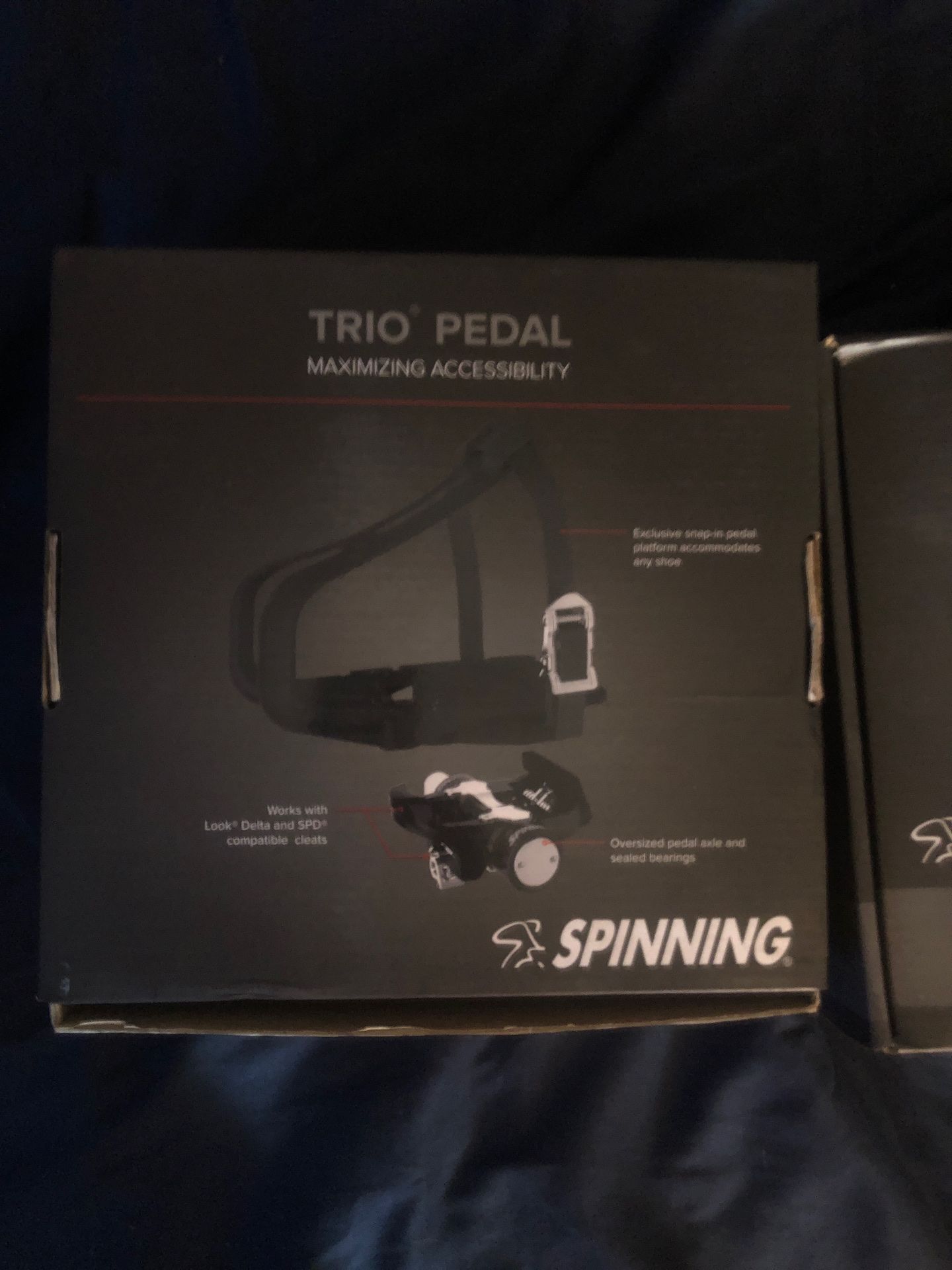 Spinning trio pedals new arrivals