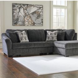 New grey Sectional 