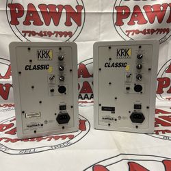 KRK Systems Classic 5 Powered Studio Monitor Spears Pair 11060808