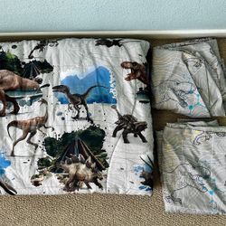 Jurassic World Twin Size Bed Set