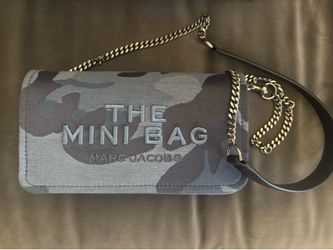 Marc Jacobs The Camo Jacquard Chain Mini Bag - Blue Multi