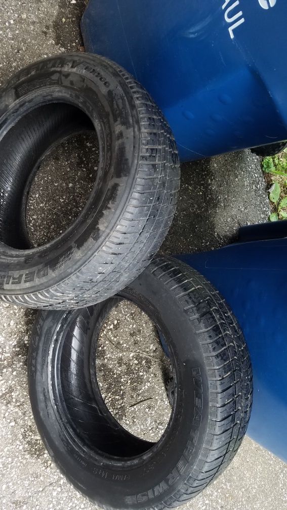 Used tires. 195/65R/14,15.