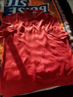 New No tags. Adidas Red Castrol Polo. Size XL. $15
