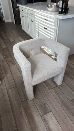 Grey upholstery dinning chairs