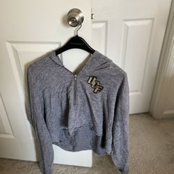 Over Sized, Crop Top, UCF College Hoodie 