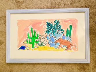 Lovely Original Art By California Artist Sally Huss