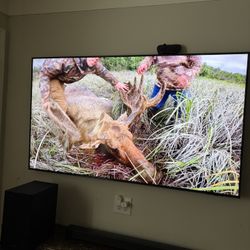 65 Inch Samsung Smart TV with Sound Bar & Subwoofer