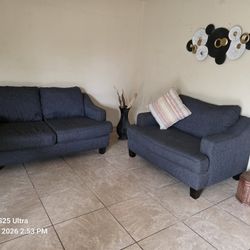 2 Piece Living Room Sofa Set