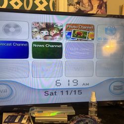 Nintendo Wii Console TESTED NO CONTROLLER