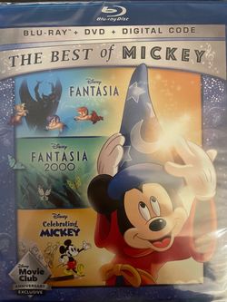 Disney’s The BEST Of MICKEY Disney Club Exclusive (Blu-Ray + DVD + Digital-2021) NEW!