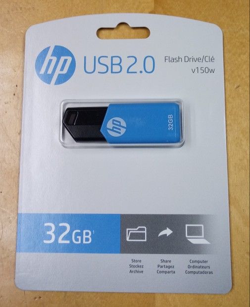 hp 32 gb flash drive - new