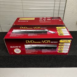 Brand New Still In Box Sony RDR-VX521 DVD Vhs Recorder