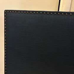 Headboard Upholstered Full/Twin size BLUE