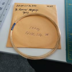 22 Guage Gold Filled Round Wire