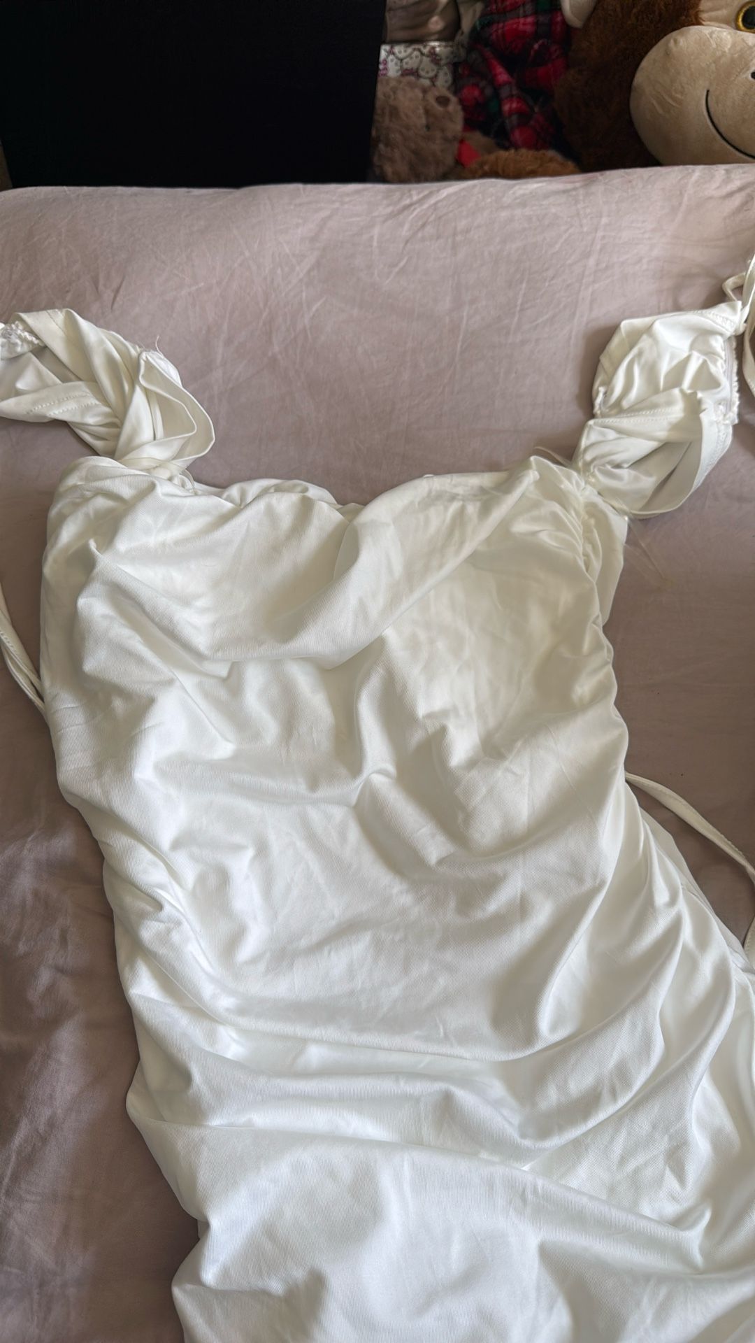 Fashionnova white short dress