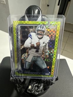 Dak Prescott lime green x fractor