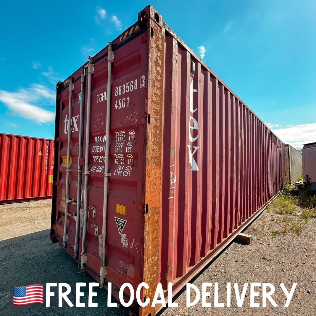 Shipping Container | 40ft Shipping Container | 40 Foot Shipping Container | Shed | Storage | Shipping | Conex | Container 